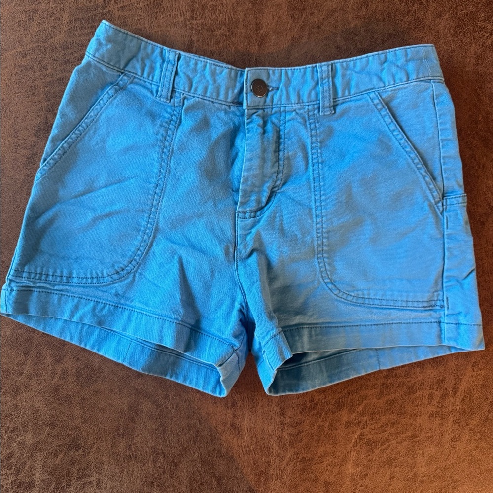 Patagonia High Waist Blue Women's Shorts
